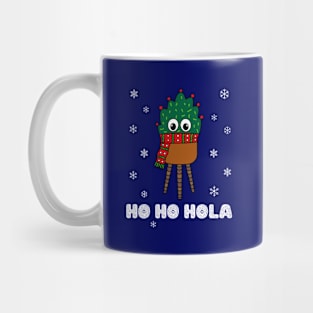 Ho Ho Hola - Christmas Cactus With Scarf Mug